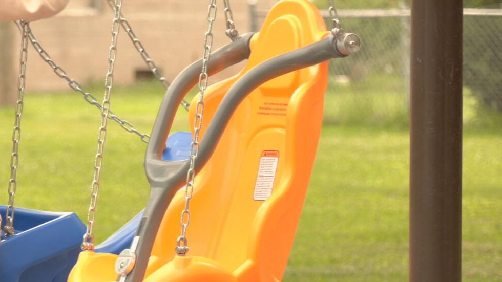 Accessible swing at Jeffersonville park - 5.15.25